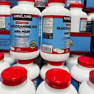[Giá Sỉ Tốt] Viên Bổ Xương Khớp Kirkland Glucosamine HCl 1500mg with MSM 1500mg Mỹ (375 Viên)