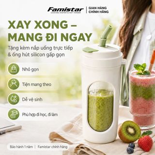 [NHẬP SỈ GIÁ TỐT] Máy xay sinh tố cầm tay nhỏ gọn tiện lợi 450ml kèm dây sạc type-C, nhập càng nhiều, giá sỉ càng tốt