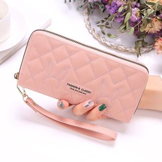 🐰Ví Cầm Tay Nữ VN02 Thêu Thỏ – Thiết Kế Thanh Lịch, Tiện Dụng