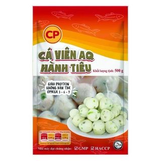 Cá viên hành tiêu CP gói 500g