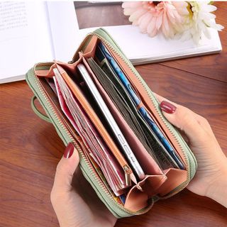 VÍ DÀI CẦM TAY NỮ VN01 – PHONG CÁCH HÀN QUỐC, NHIỀU NGĂN