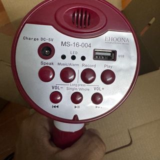 Loa Phóng Thanh Bán Hàng,Rao Vặt.Có Ghi Âm,Khe Cắm USB,Còi Báo Động