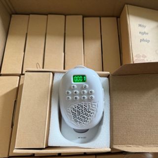 Máy Nghe Pháp ,Tụng Kinh,Niệm Phật Hình Lá Bồ Đề,Có Khe Gắn Thẻ Nhớ,Màn Hình LCD Hiển Thị Số Bài Tiện Lợi