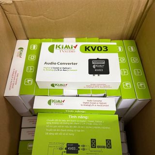 Bộ chuyển đổi âm thanh kỹ thuật số Optical, giải mã âm thanh quang học Digital sang Analog