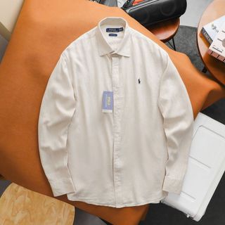 SƠ MI LINEN POLO TAY DÀI NAM.   Chất vải linen tưng mềm - mịn - chuẩn linen.