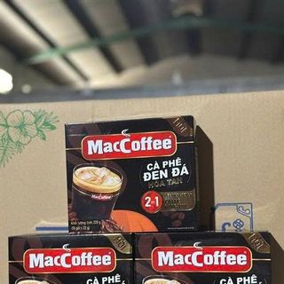 Thùng 60 hộp cà phê đen đá hòa tan 2in1 -  Đậm đà vị cà phê - Hộp giấy 22gx10 gói