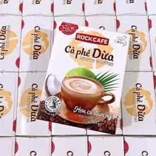 Thùng 24 Hộp Cà Phê Dừa Rock Coffee Hộp Giấy