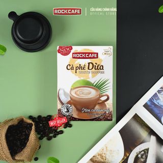 Thùng 24 Hộp Cà Phê Dừa Rock Coffee Hộp Giấy