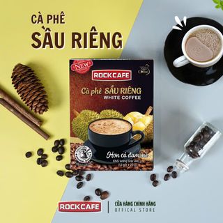 Thùng 24 Hộp Cà phê Sầu Riêng Rock Cafe Hộp Giấy