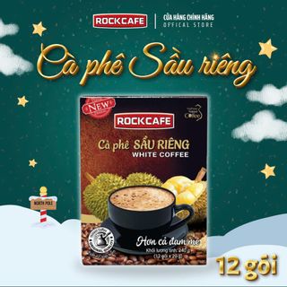 Thùng 24 Hộp Cà phê Sầu Riêng Rock Cafe Hộp Giấy