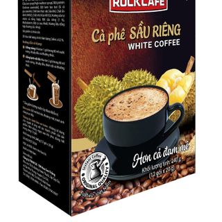 Thùng 24 Hộp Cà phê Sầu Riêng Rock Cafe Hộp Giấy
