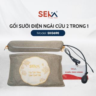 gối sưởi điện ngải cứu seka skg 690