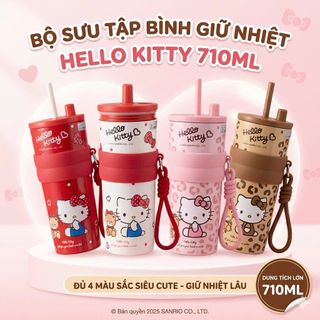 BGN Bình Giữ Nhiệt Hello Kitty 4 Màu 710ML (THÙNG 50C)