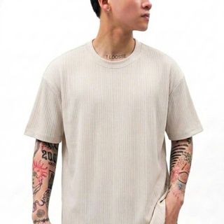 Áo thun nam. Chất 100% cotton dệt gân dọc sớ nhuyễn , chất gân lụa cực mát vải dệt.