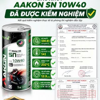Dầu nhớt AAKON nhập khẩu chính ngạch, có giấy kiểm định chất lượng