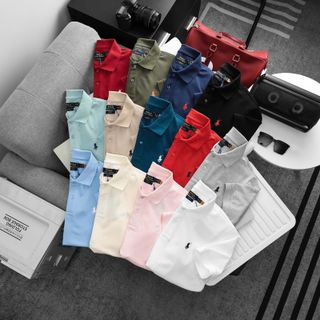 Mẫu áo thun polo quốc dân, chất vải cotton pique 2c mềm mướt.