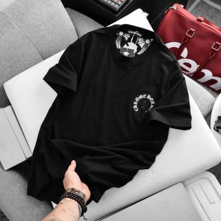 Mẫu Chrome Hearts logo thêu sắc nét, chất cotton co giãn tốt dày dặn,mền mịn mát.