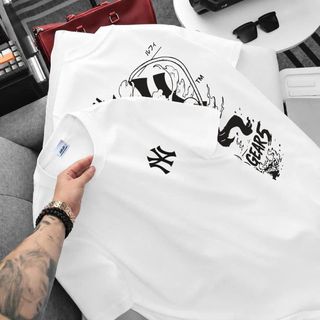 T shirt NY nam. Chất vải cotton 4c mịn mát,dày đẹp.