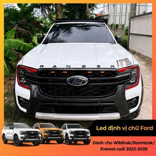 LED Định Vị HitechCar4x4 Ranger Stormtrak/Wildtrak/Everest Nextgen 2022-2026 Bộ 4 Đèn Vàng Cam Zin
