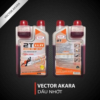 Nhớt VECTOR 2T cho máy cưa, máy cắt cỏ, máy phát điện,..
