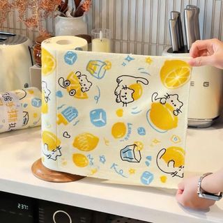 Cuộn Khăn lau bếp mèo vàng