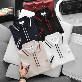POLO NAM BASIC. Chất vải xuất dư, mịn đẹp dày dặn. Sờ vải là thích.   Logo thêu sắc nét.