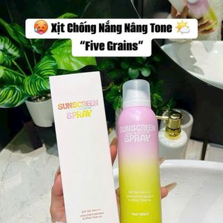Xịt Chống Nắng Cao Cấp Five Grains Nâng Tone Proxylane 160ml |