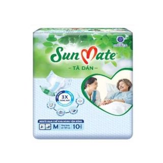 Tả Dán Người Lớn Sunmate size M10 ( Vòng eo 62 - 107 cm ) Bao 12 gói x 10 miếng
