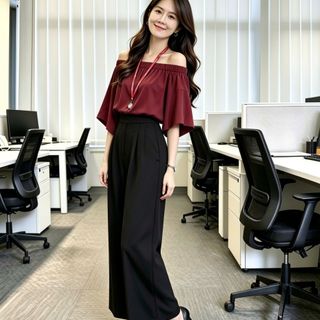 Áo kiểu nữ bẹt vai