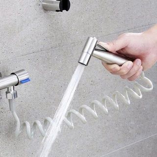 VAN NƯỚC 2 ĐẦU XẢ ĐỘC LẬP INOX 304