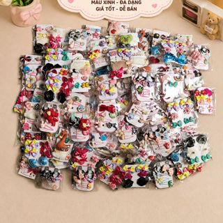 Vỉ kẹp 6 chi tiết nhiều mẫu