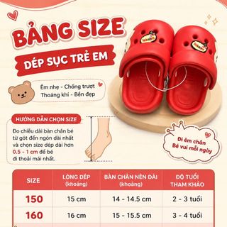 Dép Sục Trẻ Em Hoạt Hình Siêu Cute – Dép Crocs Bé Trai Bé Gái Đế Mềm Chống Trượt
