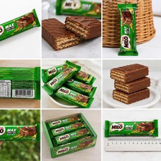 Hộp 24 thanh Bánh xốp phủ socola Nestlé Milo Max Double Choc 18.6g