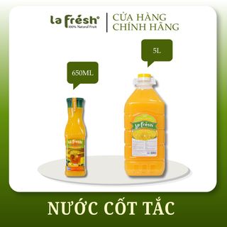 Nước Cốt Tắc LaFresh Đà Lạt 650ml | Cốt Tắc 97% | Nguyên Liệu Pha Chế F&B