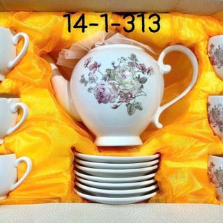 Ấm Chén Đĩa Kê Hàn Quốc Tròn Rẻ (THUNG 12B)