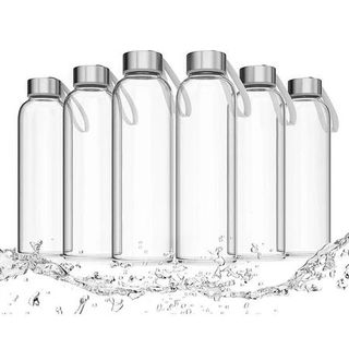chai thủy tinh dây xách 500ml- Bình thủy tinh đựng nước dây xách 500ml