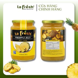 Mứt Thơm/Dứa LaFresh Đà Lạt 850g | 90% Thơm | Nguyên Liệu Pha Chế F&B