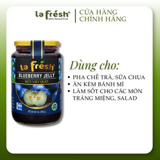 Mứt Việt Quất LaFresh Đà Lạt 850g | 90% Việt Quất | Nguyên Liệu Pha Chế F&B