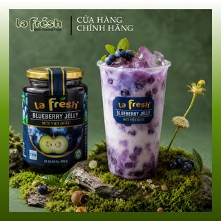 Mứt Việt Quất LaFresh Đà Lạt 850g | 90% Việt Quất | Nguyên Liệu Pha Chế F&B