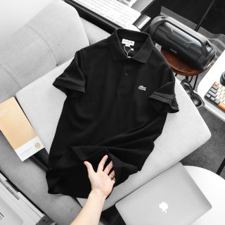 Áo thun polo nam basic.  Chất vải cá sấu pha thun co giãn nhẹ - đồng chất vải.