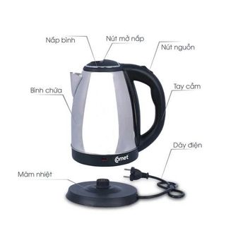 ẤM SIÊU TỐC COMET CM8215 (T12) - DUNG TÍCH 1.5L