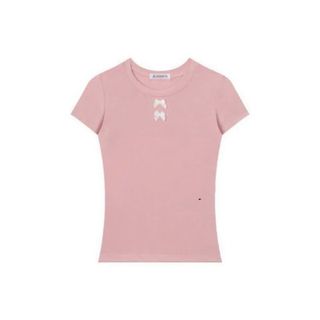 ÁO ÔM BODY ĐÍNH NƠ | Áo Thun Body Nơ Tiểu Thư _ A7