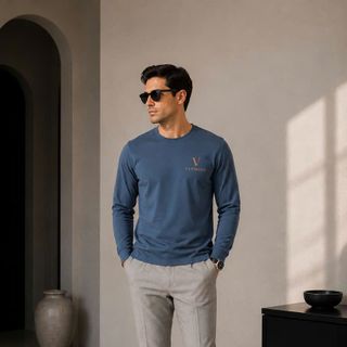 Áo Tay dài Vaumont Cotton Cao cấp nam.