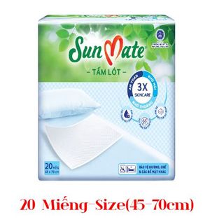 Tấm Lót Sunmate size M20 ( 45 - 70cm) Bao 6 gói x 20 miếng