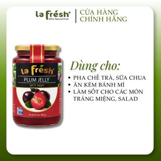 Mứt Mận LaFresh Đà Lạt 850g | 90% Mận Tươi | Nguyên Liệu Pha Chế F&B