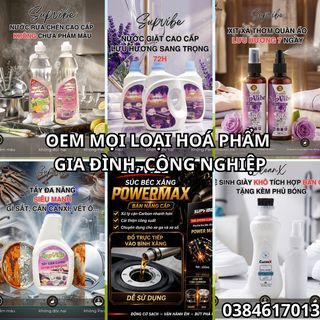 OEM Mọi Loại Hoá Phẩm Dung Dịch Đang Có Trên Thị Trường Bằng Công Thức Độc Quyền