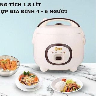 NỒI CƠM ĐIỆN NẮP GÀI COMET CM8007 - 1.8L (T4)