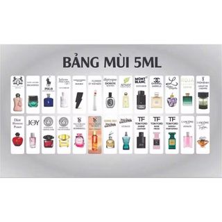 Tinh dầu nước hoa chiết 5ML cao cấp