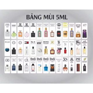 Tinh dầu nước hoa chiết 5ML cao cấp