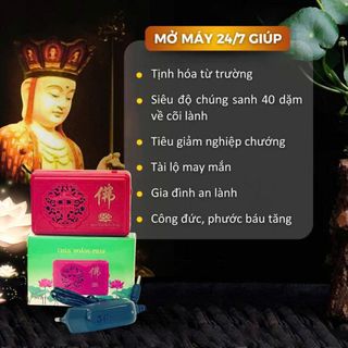 MÁY NIỆM PHẬT 5 BÀI CHÙA HOẰNG PHÁP (T100)